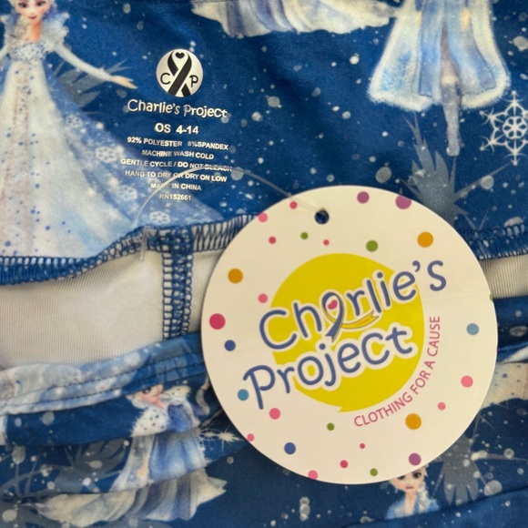 Charlie’s Project Disney’s Frozen Elsa Soft as Cloud Women’s Leggings | One Size - Picture 7 of 12